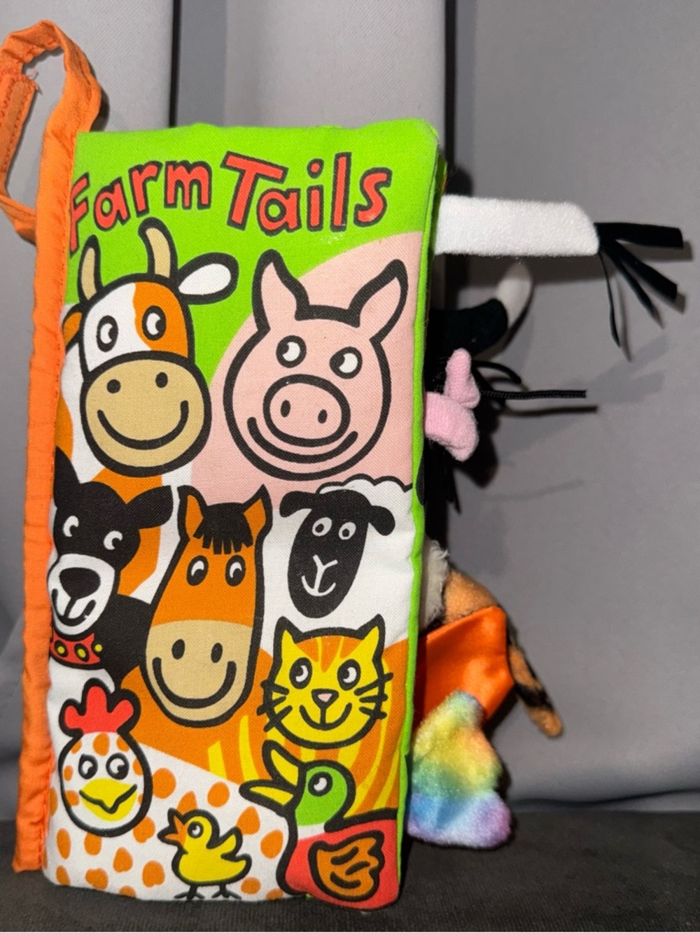Jellycat Farm Tails Book Plush